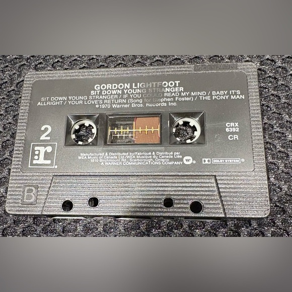 Gordon Lightfoot - "Sit Down Young Stranger" Cassette Tape - Picture 5 of 9